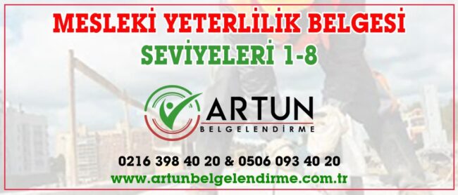 mesleki yeterlilik belgesi seviyeleri