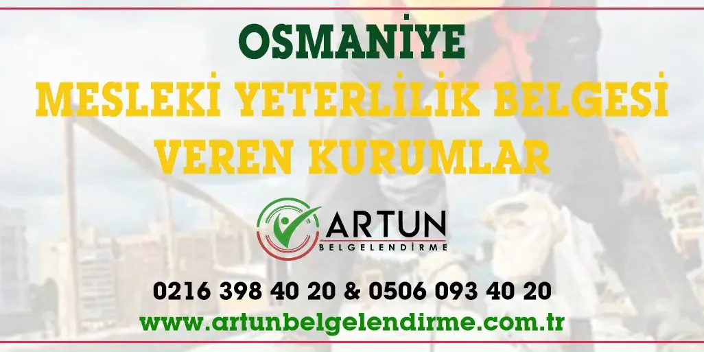 osmaniye myk belgesi