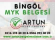 bingöl myk belgesi