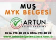 Muş MYK Belgesi