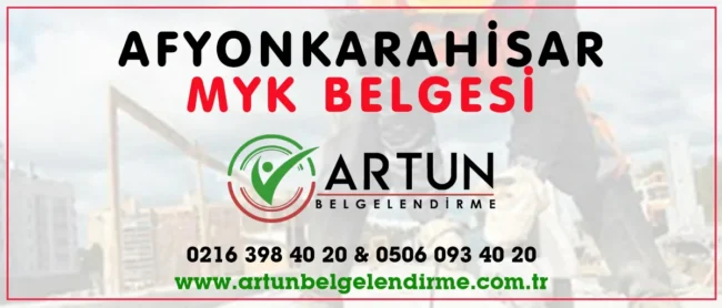 afyonkarahisar myk belgesi afyonkarahisar myk belgesi